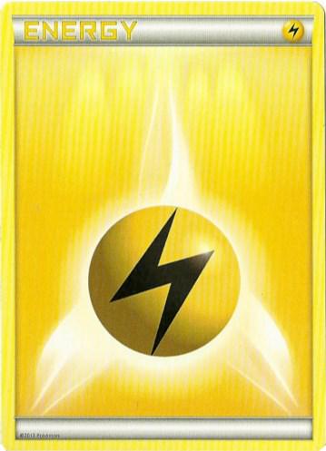 Plasma Storm Lightning Energy Pokémon card